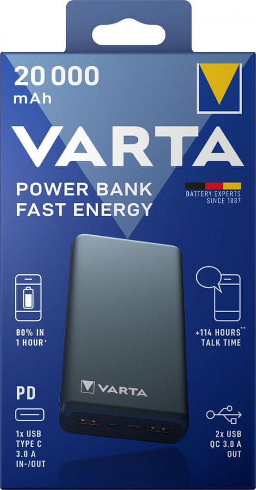Varta Power Bank Fast Energy 20000 57983101111