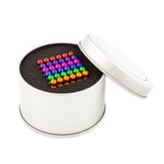 Leventi NeoCube mix 6 barev – magnetická stavebnice, 216 kuliček