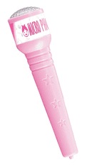 Teddies Mikrofon karaoke růžový na baterie