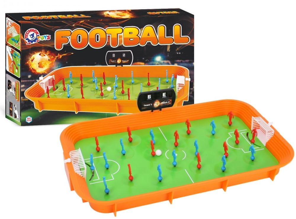 Levně Teddies Fotbal společenská hra - oranžový
