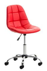 BHM Germany Kancelářská židle Emil, syntetická kůže, červená