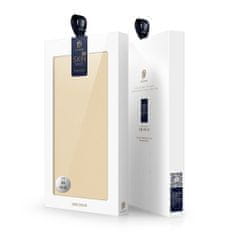 Dux Ducis Skin Pro knížkové kožené pouzdro na Samsung Galaxy A03s, zlaté