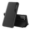 Eco Leather View knížkové pouzdro na Samsung Galaxy S21 FE, černé