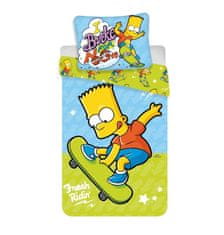 Jerry Fabrics Povlečení Bart Simpson skate 03 140/200, 70/90