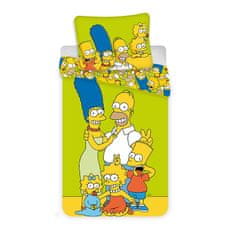 Jerry Fabrics Povlečení Simpsons Family green 140/200, 70/90