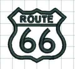 PPRELAX nášivka route 66 barva: bílá - červené route