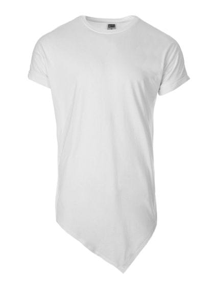 Urban Classics Moderní pánské tričko Pierce bílé