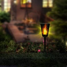 Alum online Zahradní solární lampa s efektem plápolajícího ohně