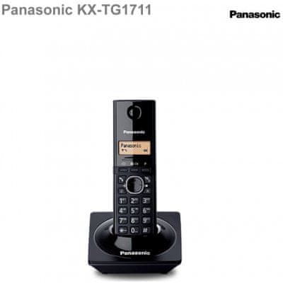 Panasonic KX-TG1711FXB bezdrátový telefon