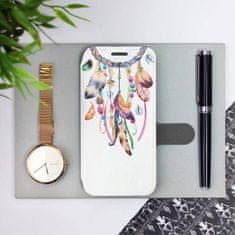 Mobiwear Flip pouzdro na mobil Samsung Galaxy A13 - M003S Lapač a barevná pírka