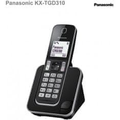 Panasonic KX-TGD310FXB bezdrátový telefon 