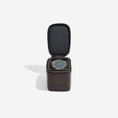 Stackers , pánská cestovní šperkovnice na hodinky Brown Small Travel Watch Box | hnědá 75394