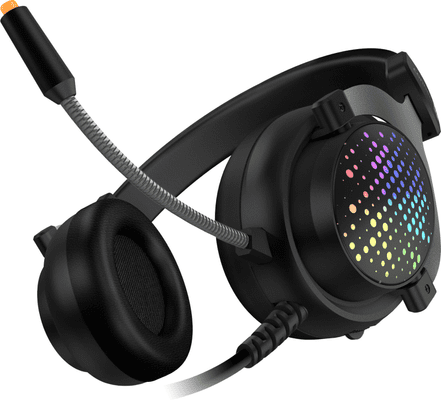 Játékos fejhallgató CONNECT-IT Evogear Ed.3, fekete 50 mm-es elektrodinamikus hangszórók 7.1 audio virtuális térhatású hangzás 3,5 mm-es aranyozott USB csatlakozó 