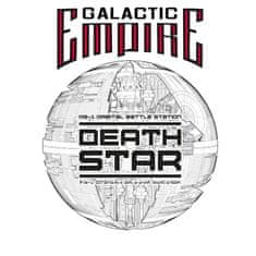 Grooters Pánské tričko Star Wars - Death Star Velikost: XL