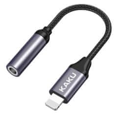Kaku Audio Converter adaptér Lightning / 3.5mm mini jack, černý
