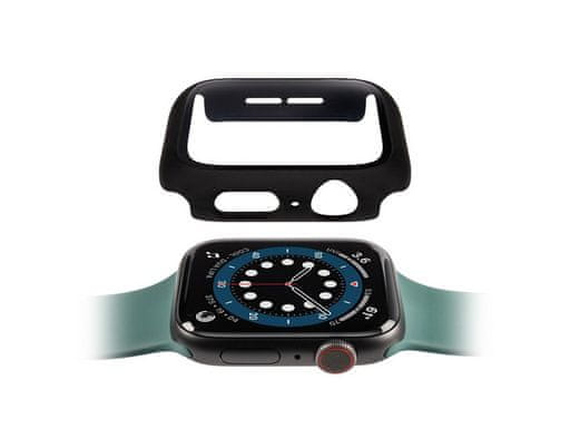 Levně Gecko Covers Apple Watch Cover Tempered Glass 4/5/6/SE 44 mm V10A02C1, černé