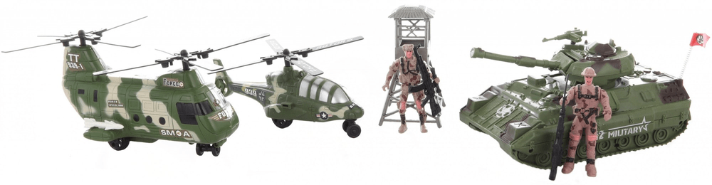 Lamps Vojenská sada s vrtulníky a tankem