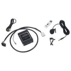 CARCLEVER Hudební přehrávač USB/AUX/Bluetooth VW (12pin) (555VW009)