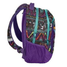 Paso Školní batoh Purple Indi