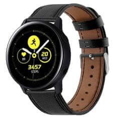 BStrap Leather Italy řemínek na Huawei Watch GT3 42mm, black