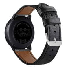 BStrap Leather Italy řemínek na Huawei Watch GT2 42mm, black