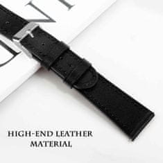 BStrap Leather Italy řemínek na Xiaomi Amazfit GTS, black