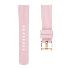 BStrap Silicone Line řemínek na Samsung Galaxy Watch 42mm (Small), pink