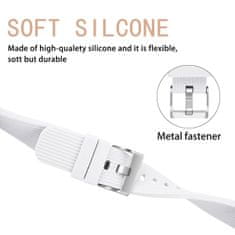 BStrap Silicone Line (Small) řemínek na Xiaomi Amazfit GTS, white