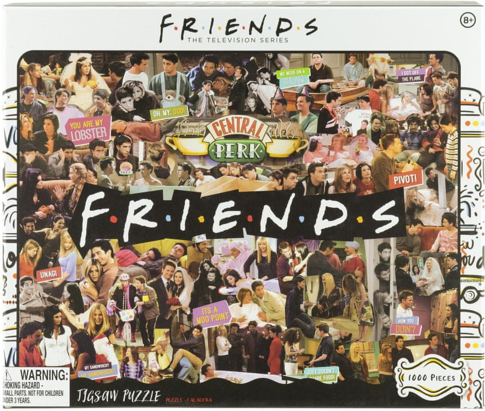 Paladone Puzzle Friends/Přátelé Koláž, 1000 dílků