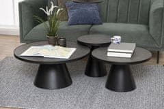 Design Scandinavia Konferenční stolek Soli, 46 cm, černá