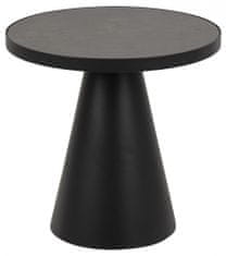 Design Scandinavia Konferenční stolek Soli, 46 cm, černá
