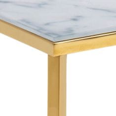 Design Scandinavia Konferenční stolek Alisma, 90 cm, bílá