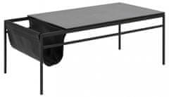 Design Scandinavia Konferenční stolek Atalya, 115 cm, černá