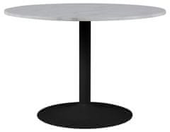 Design Scandinavia Jídelní stůl kulatý Tarifa, 110 cm, mramor