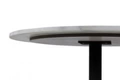 Design Scandinavia Jídelní stůl kulatý Tarifa, 110 cm, mramor