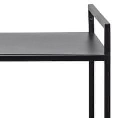 Design Scandinavia Servírovací stolek Newcastle, 85 cm, černá