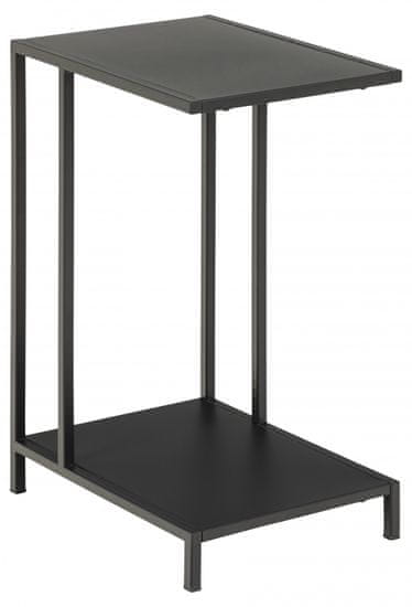 Design Scandinavia Odkládací stolek Newcastle, 60 cm, černá