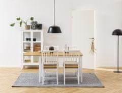 Design Scandinavia Jídelní židle Brisbane (SET 2ks), bílá