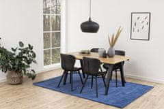 Design Scandinavia Jídelní židle Batilda (SET 2ks), syntetická kůže, černá
