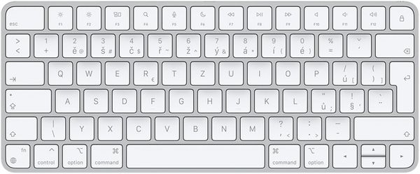 Magic Keyboard, CZ (MK2A3CZ/A) klávesnice nízkoprofilové klávesy automatické spárování vysoká výdrž pro Mac s čipem Apple iPad iPhone iPod touch USB-C Lightning Bluetooth