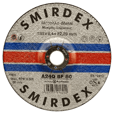 Smirdex 913 (Ø125x6,4x22mm) - Brusný kotouč - 2 kusy