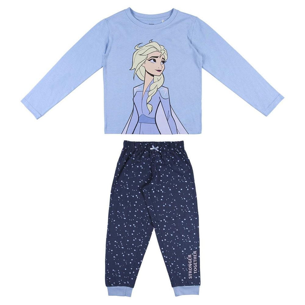Disney dívčí pyžamo Frozen II 2200007683 122 modrá