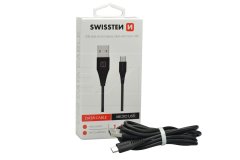 SWISSTEN Datový kabel USB / Micro USB 1,5 M černý (6,5mm)