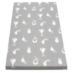 NEW BABY Dětská pěnová matrace 120x60 cm šedá - různé obrázky