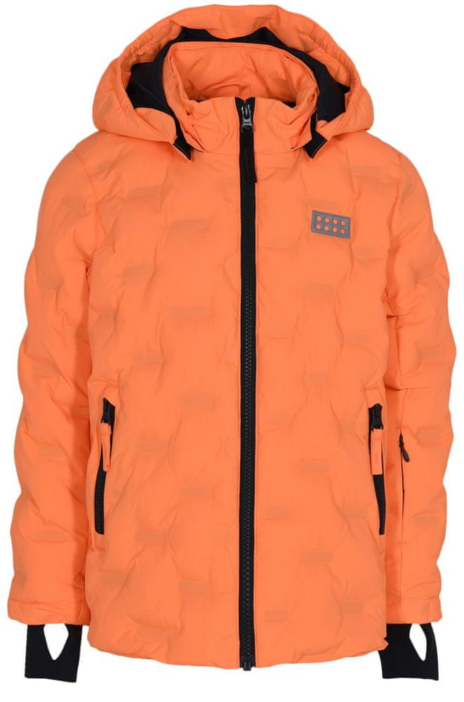 LEGO Wear dívčí lyžařská bunda Jipe LW-22879 oranžová 122
