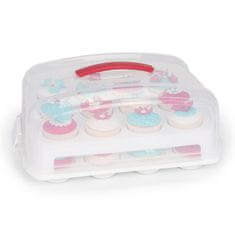 Patisse Plastový box na 24kusů cupcakes 39cm - FunCakes