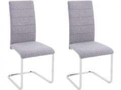 Danish Style Jídelní židle Dolor (SET 2 ks), šedá