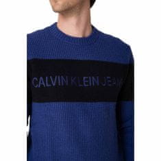 Calvin Klein Svetr Eo/ Chst Stripe Cn S, Cg7 M