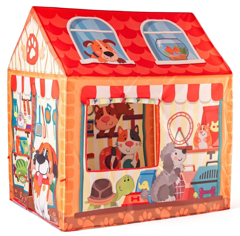 Levně Woody Dětský stan domeček - Pet Shop