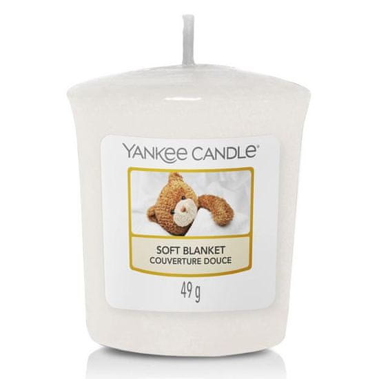 Yankee Candle votivní svíčka Soft Blanket (Jemná přikrývka) 49g